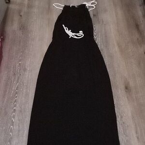 EUC: KAIN LABEL; MAXI BLACK DRESS.
